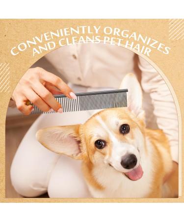 Boao Stainless Steel Pet Comb for Dogs & Cats - Perfect for All Sizes & Hair Types | Durable Rounded Teeth for Gentle Grooming - Buy Online on GoSupps.com