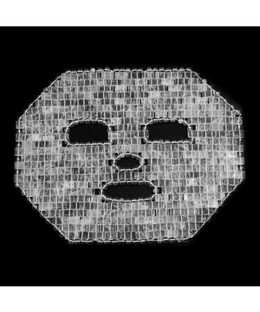 Room Decoration Jade Face Mask Natural Stone Crystal Masks Cold Eye Facial SPA Massager Beauty Skin Care Tools Opalite Mask (Color : Rock Crystal Mask)