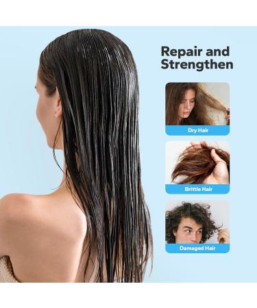 Collagen Hair Mask 250ml - Deep Repair Conditioning & Hydrating Treatment for All Hair Types - Natural Argan Oil Essence - Buy Online on GoSupps.com