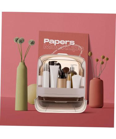 Housoutil Cosmetic Storage Box Decor Storage Boxes with Lids Makeup Home Supply - Eye Shadow Box Miss 21x19cm Pink - Buy Online on GoSupps.com