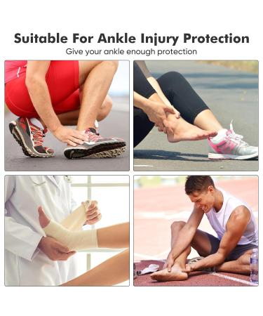 Adjustable Drop Foot Support & Plantar Sling Sleep Sock - Night Splint for Comfortable Sleeping - 40x26cm Black - Buy Online on GoSupps.com