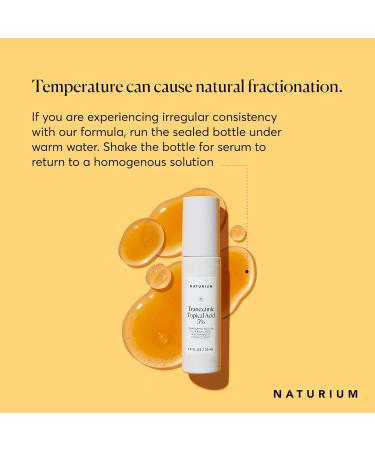Naturium Tranexamic Acid 5% Skin Discoloration Treatment with Kojic Acid, Niacinamide & Licorice Root - 1 oz - Buy Online on GoSupps.com