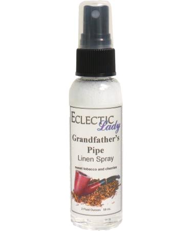 Grandfather's Pipe Linen Spray 16 ounces - Eclectic Lady Sheet and Linen Spray - No Artificial Colors Parabens or Preservatives - Long-Lasting Scent for Bed Fabric & Pillow 16 Fluid Ounces