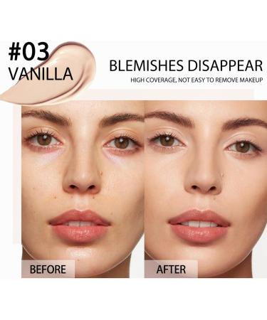 Revealer Concealer - Waterproof Dark Concealer for Dark Spots Scars - Concealer Contours Makeup for Mature Skin Dark Circles Aezon 03 Vanilla Vanilla Color - Buy Online on GoSupps.com