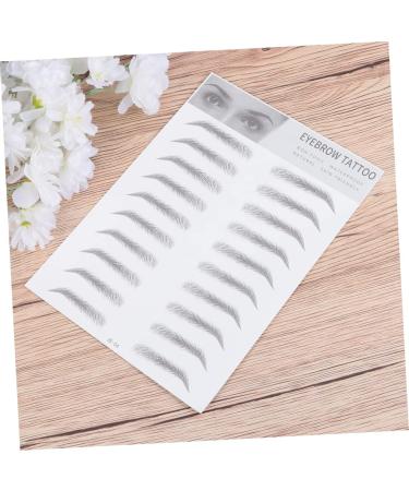 FRCOLOR 2pcs 3d Eyebrow Stickers 3d Stickers Waterproof Suit Stick on Brows Transfer Stickers 4d Bionic - Buy Online on GoSupps.com