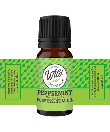 Wild Essentials Top 6 Piece Essential Oil Set 100% Pure Therapeutic Grade Aromatherapy Kit | Lavender Eucalyptus Tea Tree Orange Lemongrass Peppermint Made in the USA | International Shipping Available - Buy Online on GoSupps.com