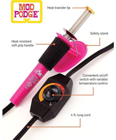 Mod Podge 3-Piece Photo Transfer Tool with Variable Temperature Control - DIY Arts and Craft Supplies 44801 - Buy Online on GoSupps.com