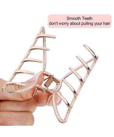 Fuystiulyo 5 Pcs Large Metal Hair Claw Clips - Hair Catch Barrette for Thick Hair - Women's Hair Accessories - Buy Online on GoSupps.com