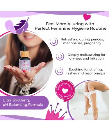 Natural Yoni Oil for Women - pH Balance, Wetness & Odor Control - Herbal Feminine Moisturizer for Dry & Sensitive Skin - Soothing Intimate Vulva Essential Oils - 1 Fl Oz - Buy Online on GoSupps.com