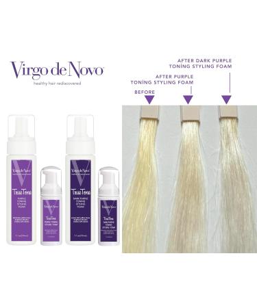 True Tone Purple Toning & Styling Foam - Brightens Blondes - Removes Yellow & Brassy Tones On Bleached Blonde Or Highlighted Hair - Adds Body - 1.7 oz 1.7 Fl Oz (Pack of 1) - Buy Online on GoSupps.com