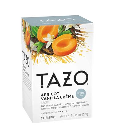 Tazo White Tea Apricot Vanilla Creme - 40 Tea Bags (20 Bags per Pack) - Buy Online on GoSupps.com