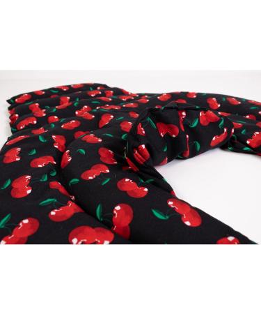Shop Cherry Black Neck Horns for Cervical Spine Relief | Comfortable Heating Pillows for Neck Shoulders & Back | Wheat Fill for Easy Warming - Buy Online on GoSupps.com