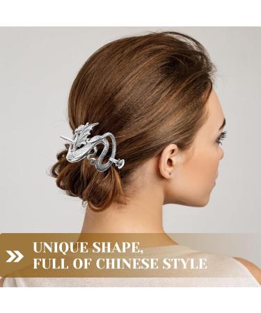 ifundom Viking Hair Clips Dragon Hairpin Hair Sticks Retro Hair Slide Pin Metal Hair Barrette Hair Accessories for Women and Girls - Buy Online on GoSupps.com