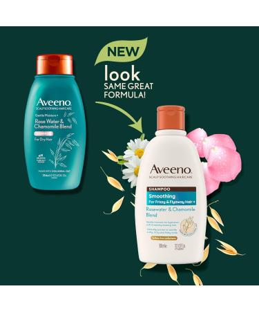 Aveeno Rosewater & Chamomile Scalp Soothing Shampoo 300ml - Frizzy Hair Treatment - Buy Online on GoSupps.com