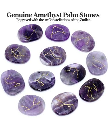 DANCING BEAR Leo Zodiac Healing Crystals Gift Set - 14 Pc with 18K Gold-Plated Constellation Necklace, Meteorite, Succulent Candle, Palo Santo Smudge Stick & Info Guide | Made in USA - Buy Online on GoSupps.com