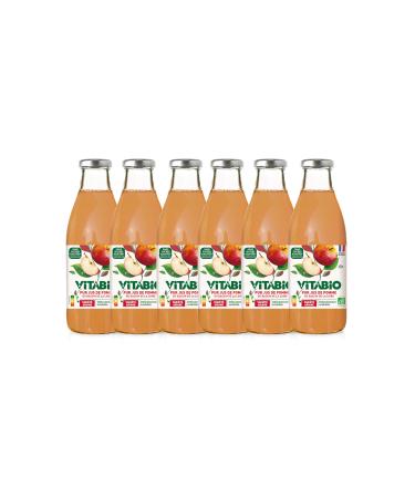 VITABIO - 100% Pure Juice - Ariane Apple - 750ml - ORGANIC - Pack of 6