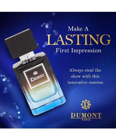 Dumont FIERCE - 3.4oz - Unisex Perfume for Men & Women - Spicy Fruity & Musky Fragrances - Long Lasting Cologne Mist & Body Spray - for Him & Her Fresh 1 Count (Pack of 1) - Buy Online on GoSupps.com