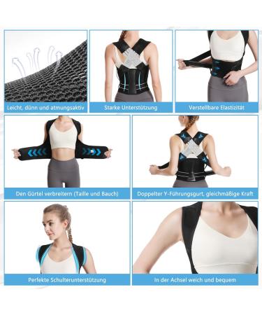 Soarfly Posture Corrector for Men & Women | Comfortable & Breathable Back Straight Holder Shoulder Strap Support - Buy Online on GoSupps.com