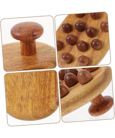 Gogogmy Wooden Massage Brush Set - 2-Piece Massage Tools for Body & Hair | Eco-Friendly Wooden Combs & Massagers - Buy Online on GoSupps.com