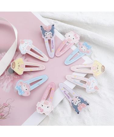 10PCS Kitty Cat Hair Clips - Cute Cartoon Hairpins for Women and Girls - Buy Online on GoSupps.com