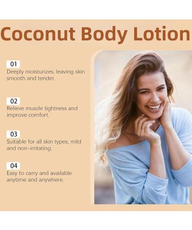 200g Large-Capacity Coconut Body Lotion Skin Care Body Moisturisers Butter Moisturiser Coconut Cream for Skin Coconut Body Cream Coconut Butter for Skin Hydrating Cream Body Cream Body Moisturizer - Buy Online on GoSupps.com
