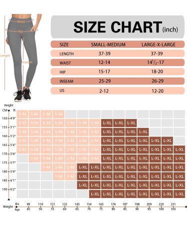 NEW YOUNG 3 Pack High Waisted Leggings with Pockets for Women - Tummy Control Workout Yoga Pants - Black - Large-X-Large - Buy Online on GoSupps.com