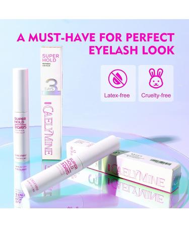 CAELYMINE Cluster Lash Glue 0.17fl.oz/5ml - Super Strong Hold for Individual Cluster Lashes, False Eyelashes - Waterproof, Latex Free, 72-Hour Hold - Buy Online on GoSupps.com