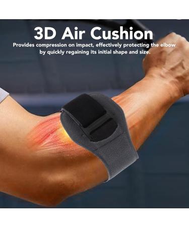 Buy TARSHYRY Adjustable Elbow Compression Sleeve - Cushioned Tennis Elbow Brace & Multifunctional Protector for Basketball & Tennis - Buy Online on GoSupps.com