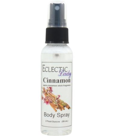 Cinnamon Body Spray 2 ounces Body Mist for Women with Clean Light & Gentle Fragrance Long Lasting Perfume with Comforting Scent for Men & Women Cologne with Soft Subtle Aroma For Daily Use Regular Strength 2 Fluid Ounces