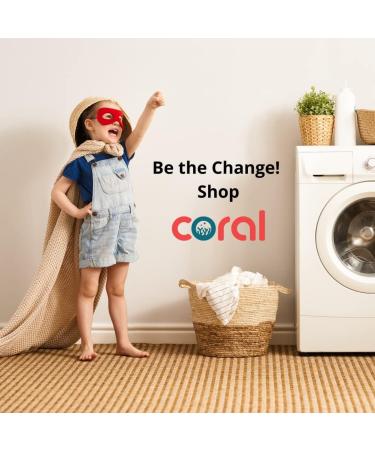 Eco-Friendly Laundry Detergent Sheets - Beach Day Scent (60 Loads) | Coral Laundry | Plastic-Free Hypoallergenic Biodegradable & Zero Waste Solution - Buy Online on GoSupps.com