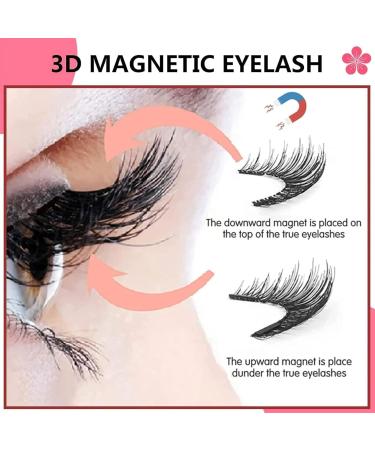 Magnetic Eyelashes with Applicator - No Glue Reusable Magnetic Lashes (W-01) | Shop Now - Buy Online on GoSupps.com