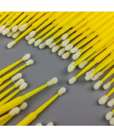 Surplex 400pcs Micro Applicator Brushes for Makeup Nail Art - Purple+Blue+Pink+Yellow - Buy Online on GoSupps.com