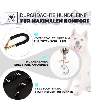 1.5m Thick Dog Leash for Large Dogs | Comfortable Padded Handle | Training Line for Small & Medium Dogs - Buy Online on GoSupps.com