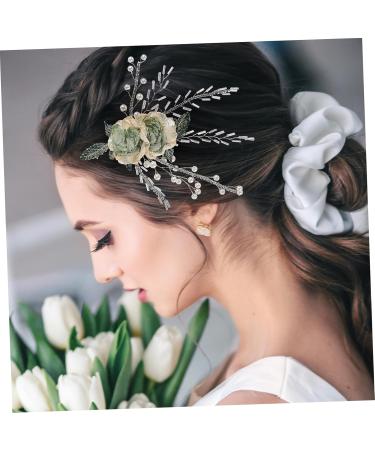 HAPINARY Bridal Headpiece Hair Clips Wedding Hair Accessories Tiara Hair Barrettes Gold Hair Accessories Hair Pin Bridal Hair Accessories for Wedding Bridesmaid Hair Accessories Cloth - Buy Online on GoSupps.com