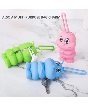 Portable Microfiber Cleaning Cloth & Bag Charm Keychain - 8x8 inches Safe for Eyeglasses & Screens Includes 2 Refills (Green - Buy Online on GoSupps.com