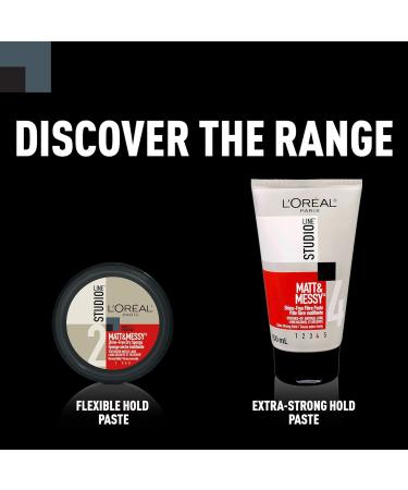 L Or al Paris Studio Line Matt & Messy Shine-Free Paste Extra Strong Hold Matt Finish 150ml - Buy Online on GoSupps.com