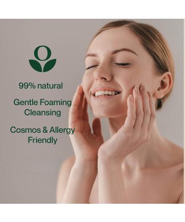 Balmonds Gentle Face Wash - 99% natural foaming fragrance-free facial cleanser with rosehip and borage for sensitive skin - Buy Online on GoSupps.com