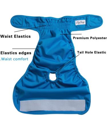 JoyDaog Reusable XL Diapers for Small Dogs - Eco-Friendly Natural Color | Shop Internationally - Buy Online on GoSupps.com