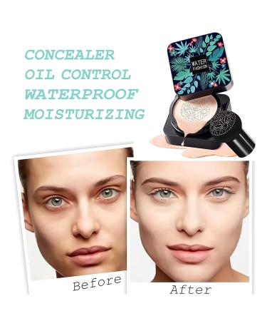 Sumeitang Mushroom Air Cushion CC Cream Liquid Foundation | Moisturizing BB Cream for Dry Skin | Even Skin Tone Makeup Base - Natural - Buy Online on GoSupps.com