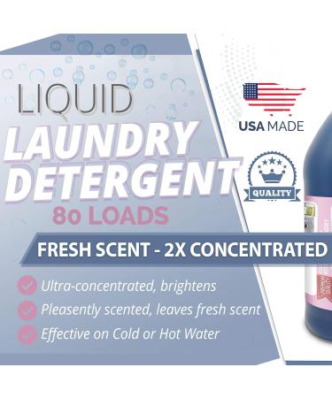Buy GreenFist Liquid Laundry Detergent 80 Loads - Fresh Scent 128 oz (1 Gallon) | International Shipping Available - Buy Online on GoSupps.com