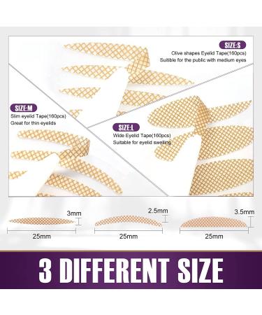 480 PCS Eyelid Tape with Lifting Cream for Heavy Droopy Eyelids - Instant Eyelid Correcting Strips - Buy Online on GoSupps.com