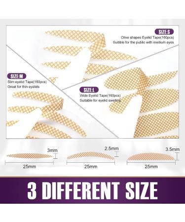 Chinoxia 480 Pcs Invisible Eyelid Lifter Strips - Waterproof Double Eyelid Tape - Buy Online on GoSupps.com