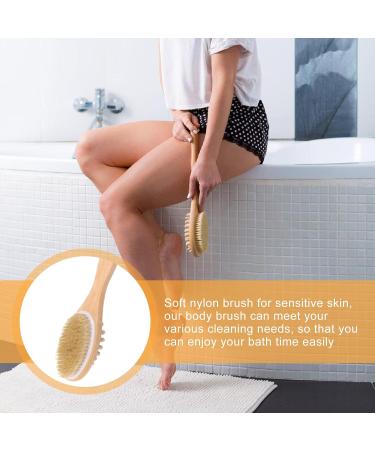 8 Pack Natural Boar Bristle Dry Brushing Body Set for Cellulite Massage and Lymphatic Drainage - Buy Online on GoSupps.com