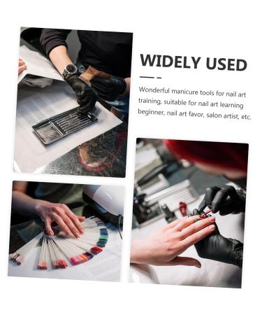 FRCOLOR Acrylic Nail Practice Stand - Manicure Nail Tray & Decorative Rack for Nail Art - 11.8x6.5cm - Buy Online on GoSupps.com