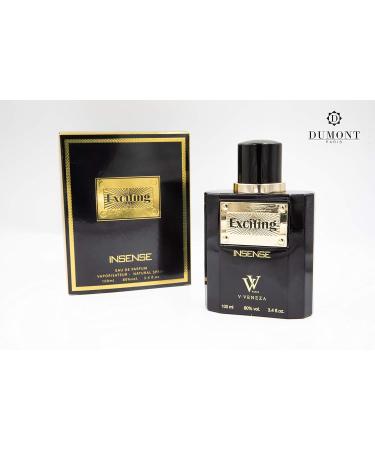 Dumont Exciting Insense - 3.4 oz - Eau De Parfum Unisex Perfume for Men & Women - Lemon Herb Honey Amber & Chocolate Scent - Long Lasting Cologne Mist & Body Spray - for Him & Her - Buy Online on GoSupps.com