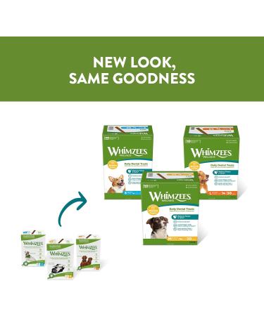 WHIMZEES By Wellness Stix Month Box Natural and Grain-Free Dog Chews Dog Dental Sticks for Medium Breeds 30 Pieces (One Month Supply) Size M Medium Breed (12-18kg) 900 g (Pack of 1) - Buy Online on GoSupps.com