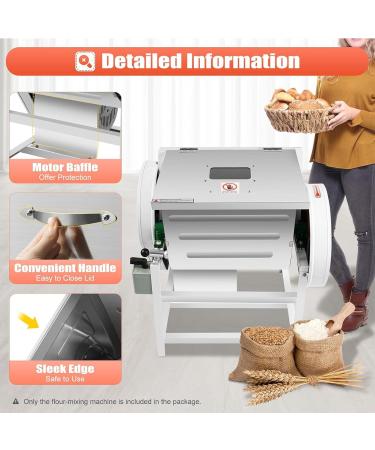 Electric Vertical Dough Mixer 30QT Commercial Dough Mixer Heavy Duty Commercial Food Equipment Vertical Mixer Dough Kneader A - Buy Online on GoSupps.com