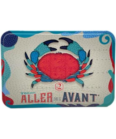  ANTICO CAFFE' NOVECENTO Atelier D | Assorted Butter Biscuit Tin | Butter and Salt Shortbread | Pure Butter Cookies and Palets - 350g | Embossed Sea Crab Designs in Tin - Buy Online on GoSupps.com