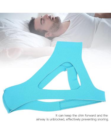 Women's Comfortable Chin Strap for Snoring - Sky Blue | Elastic Anti-Snoring Device - Buy Online on GoSupps.com