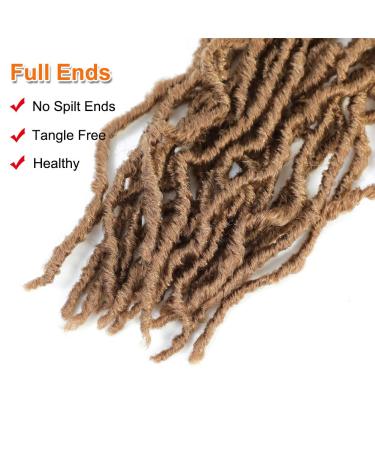 Soft Locs Crochet Hair 24 Inch - Faux Locs for Black Women, Pre Looped Butterfly Style, #27 - 1 Pack - Buy Online on GoSupps.com